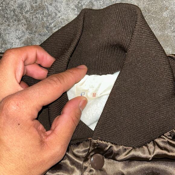 Vintage 80's Blank Blank Bomber Jacket Medium - Picture 3 of 5